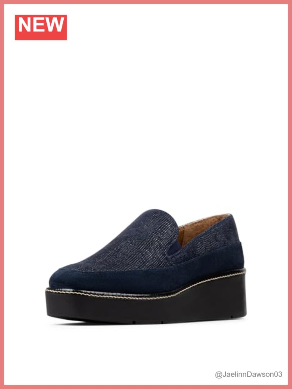 Suede Loafers Women's Slip-On Comfort Memory Foam Walking Wedge